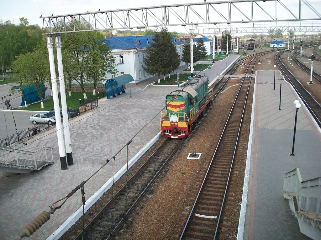 Чугуев, железнодорожный вокзал., Чугуев