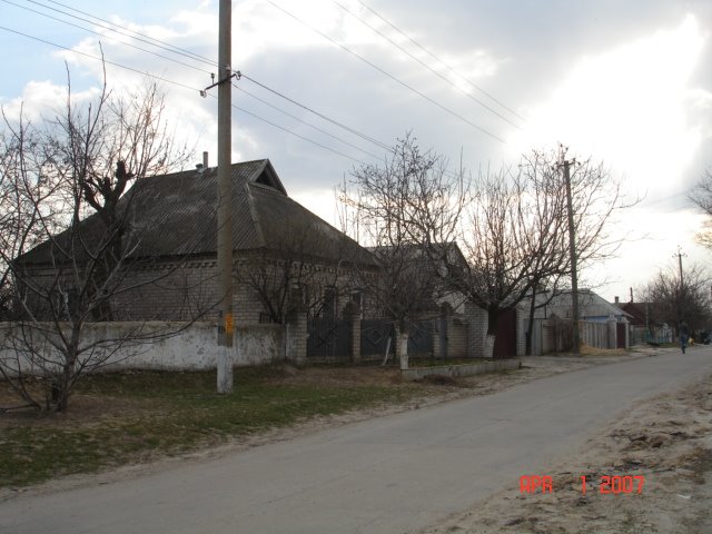 ukraine house and street, Берислав