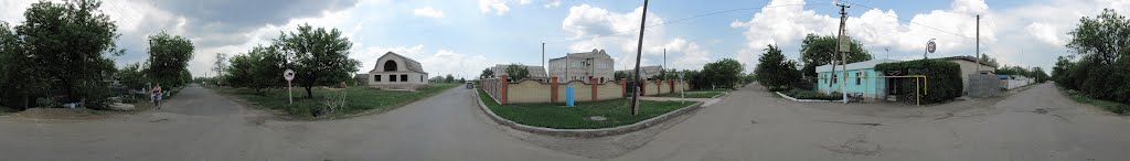 Панорама 360 №7: Перехрестя вул. Гагаріна - пров. Чкалова, Высокополье