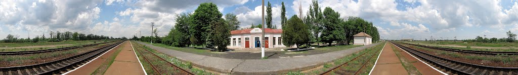 Панорама 360 №15: Залізнична станція "Високопілля", Высокополье