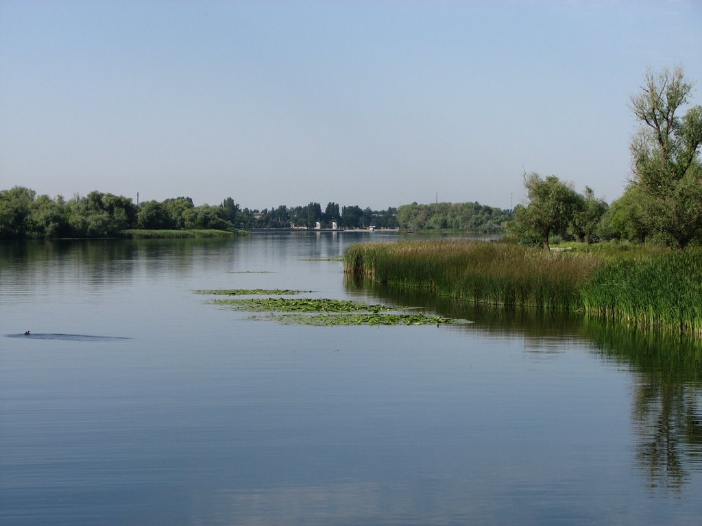 Dnepr in summer, Голая Пристань