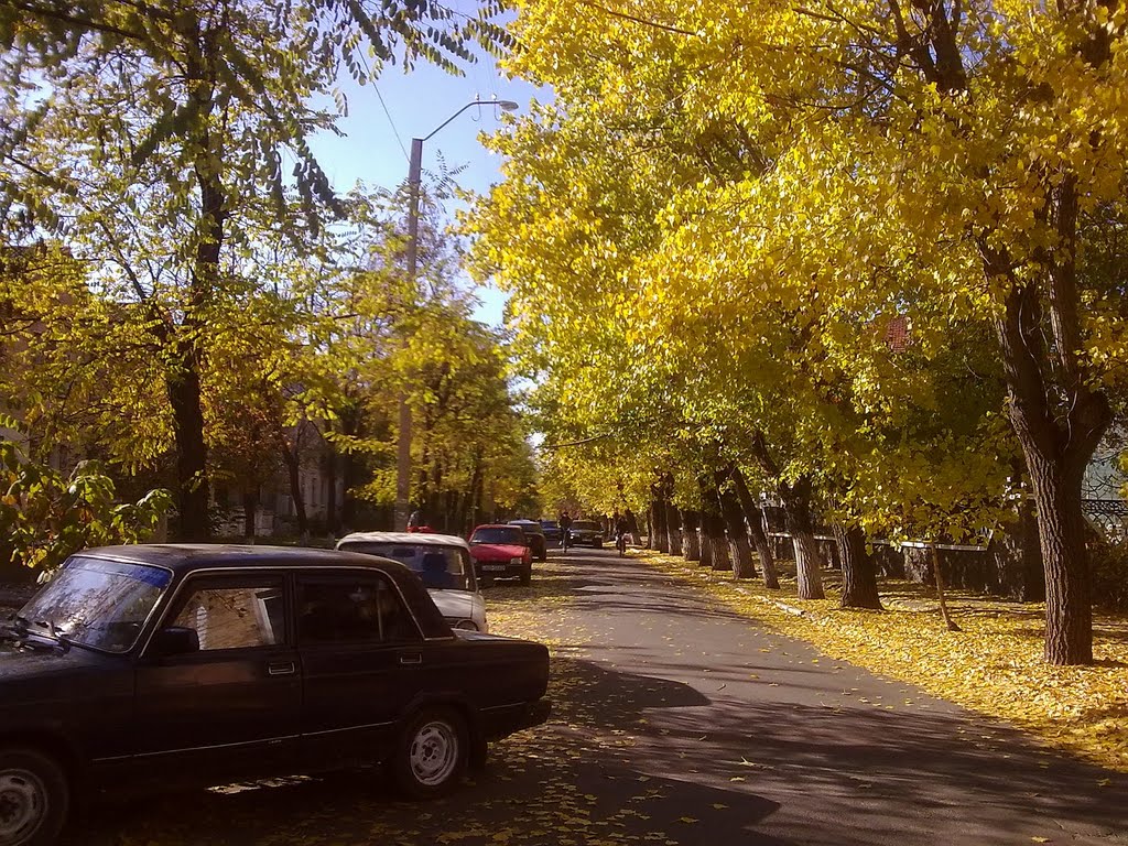 autumn in the city, Новая Каховка