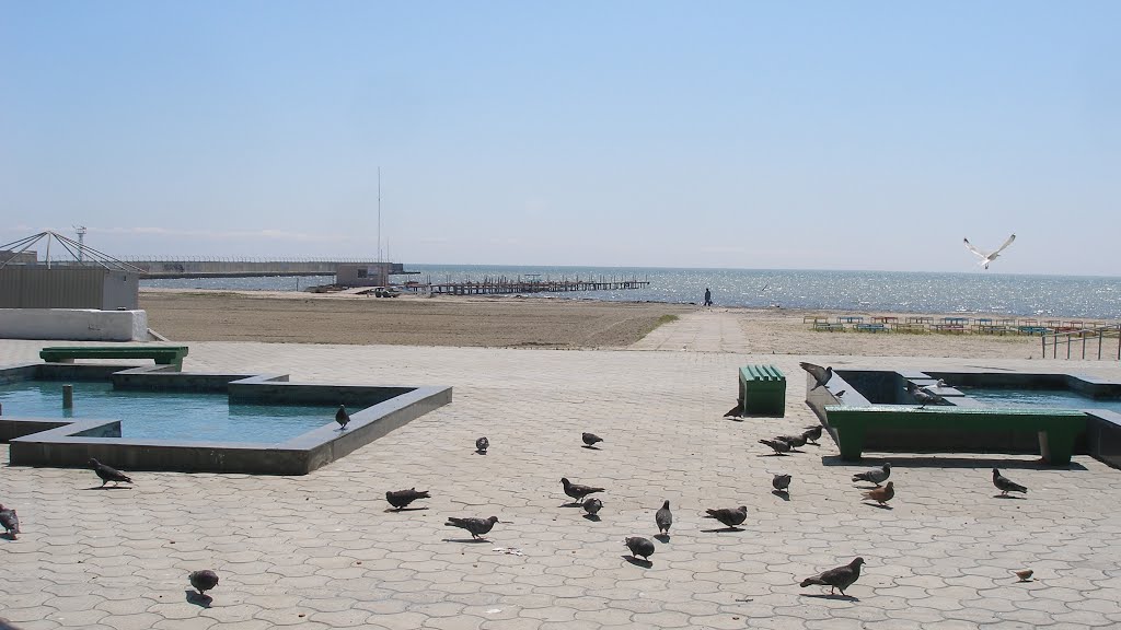 Seafront in the spring, Скадовск