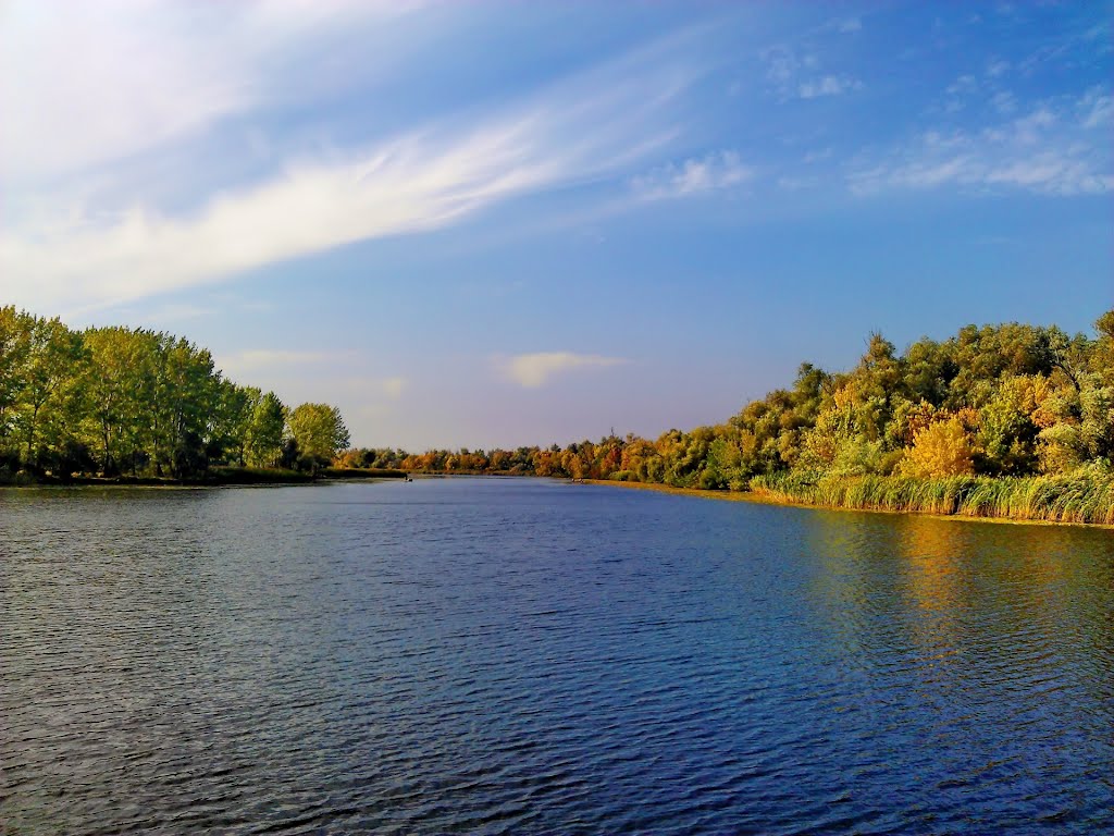 Chayka river, Цюрупинск