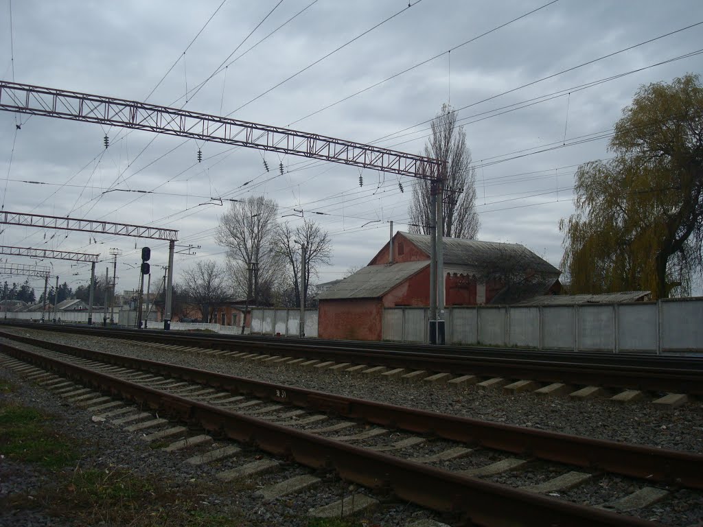 Станция Волочиск. Вид в сторону Подволочиска, Волочиск