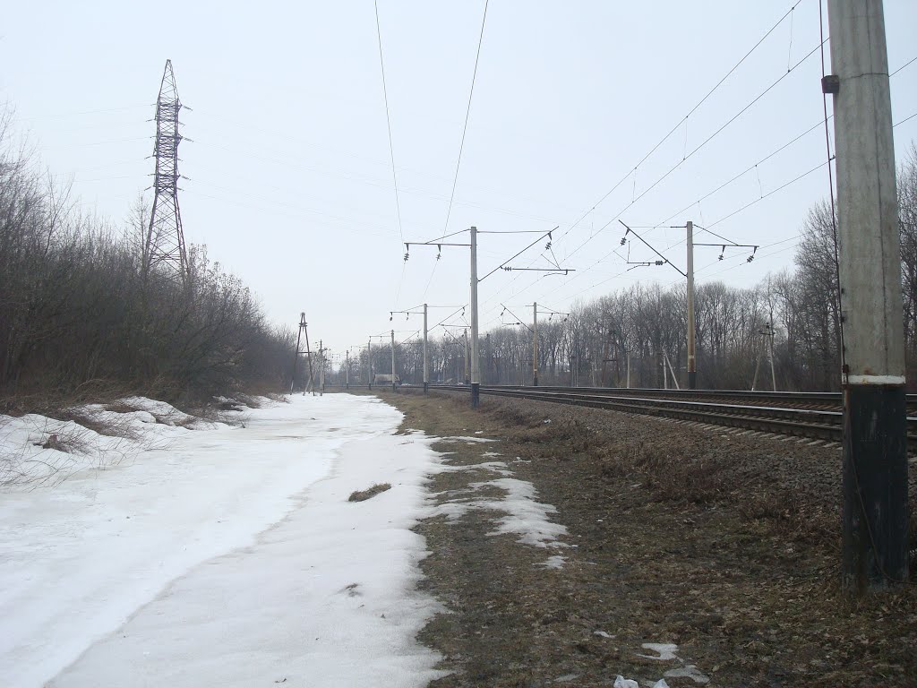 Железнодорожная линия Жмеринка - Подволочиск. Перегон Деражня - Волосское, Деражня