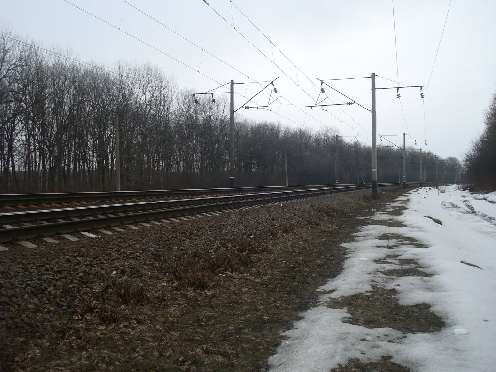 Железнодорожная линия Жмеринка - Подволочиск. Перегон Деражня - Волосское, Деражня