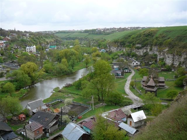 Smotrycz River Valley/ Dolina rzeki Smotrycz, nad którą leży Kamieniec Podolski, Каменец-Подольский