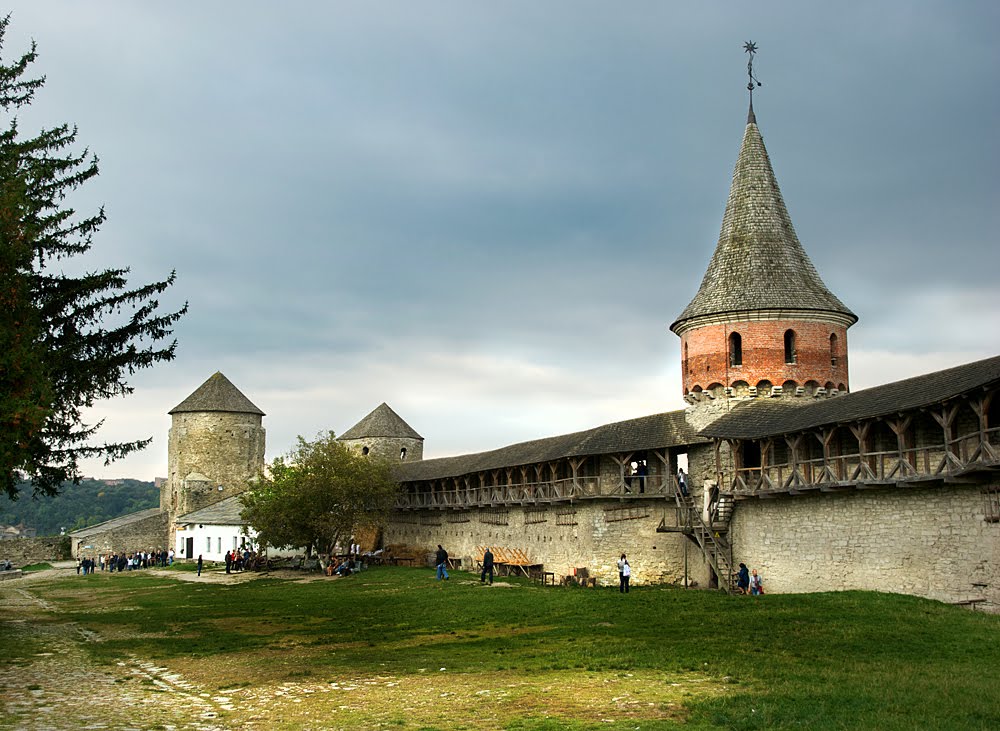Kamianets-Podilskyi Castle. First mentioned in 1062., Каменец-Подольский
