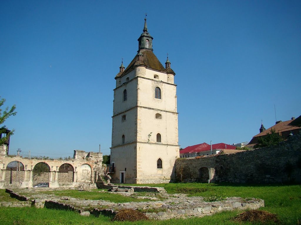 Камянець - Дзвіниця і руїни вірменського костелу, Kamianets - bell tower and ruins of the armenian church, Каменец-Подольский