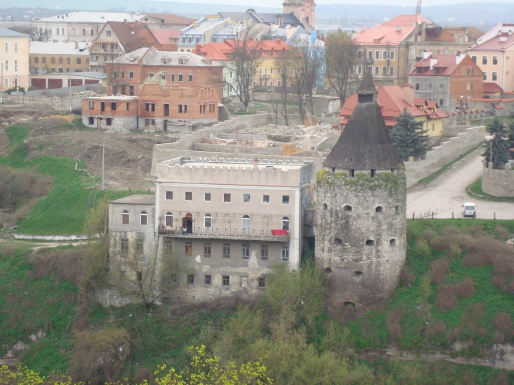 Вид на ресторан "Старая крепость"/View of the restaurant "Old Castle", Каменец-Подольский