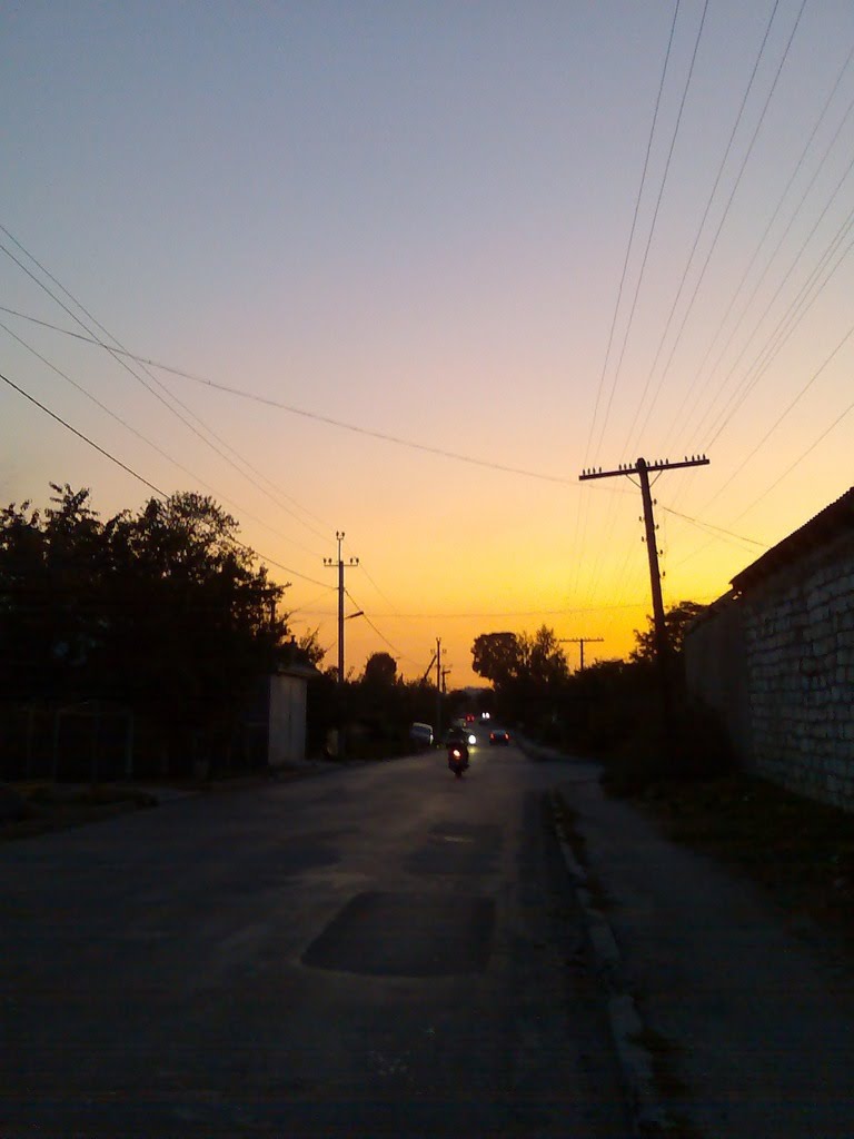 Сентябрь 2011 г. Закат солнца., Староконстантинов