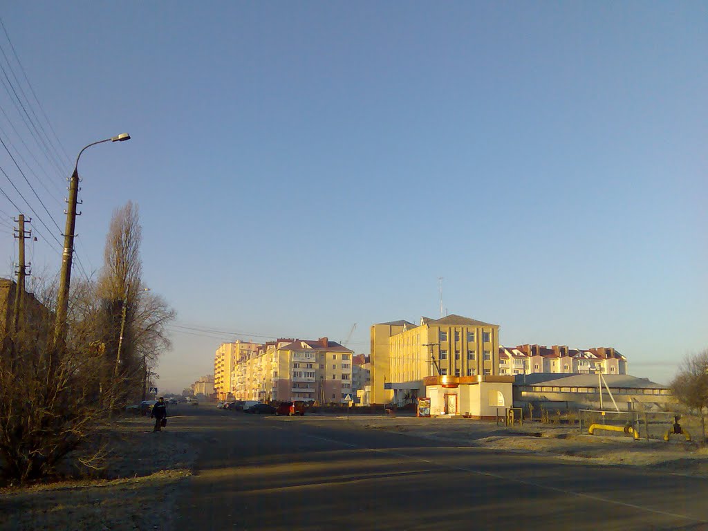 17.11.2011 - утренние лучи солнца., Староконстантинов