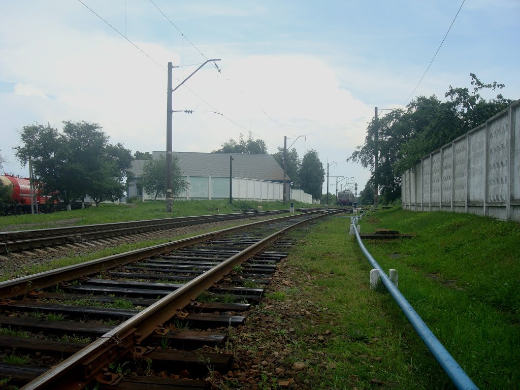 Станция Шепетовка. Вид в сторону Казатина и Шепетовки-Подольской, Шепетовка
