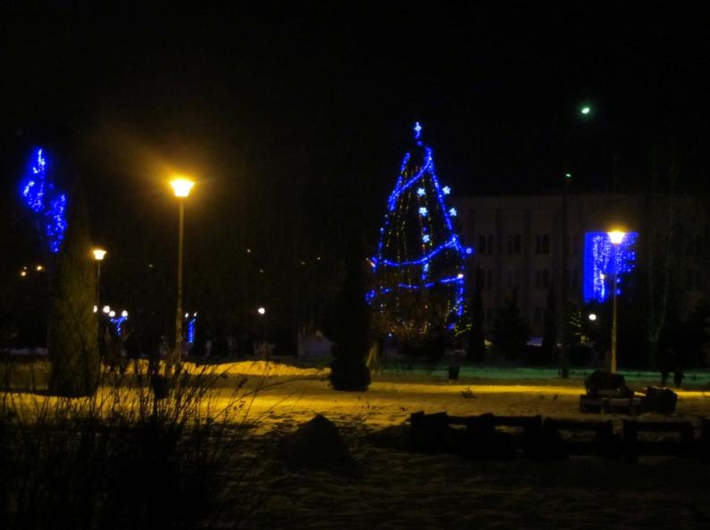 Netishyn winter night 2, Нетешин