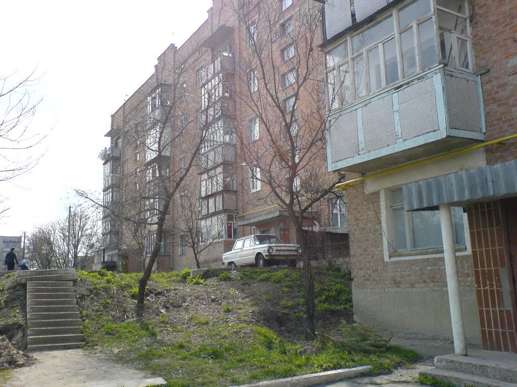 Zvenigorodka, dom na holme, Звенигородка