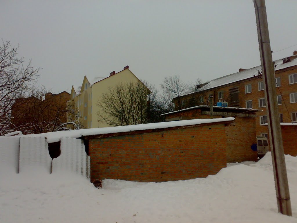 Будинки в районі обеліску, Христиновка