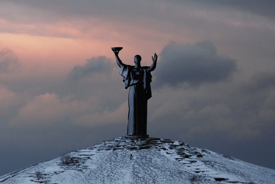 Холм Славы зимой 2009, Черкассы