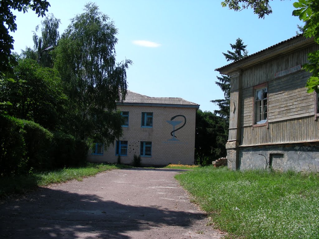 Old and new hospital, Вертиевка