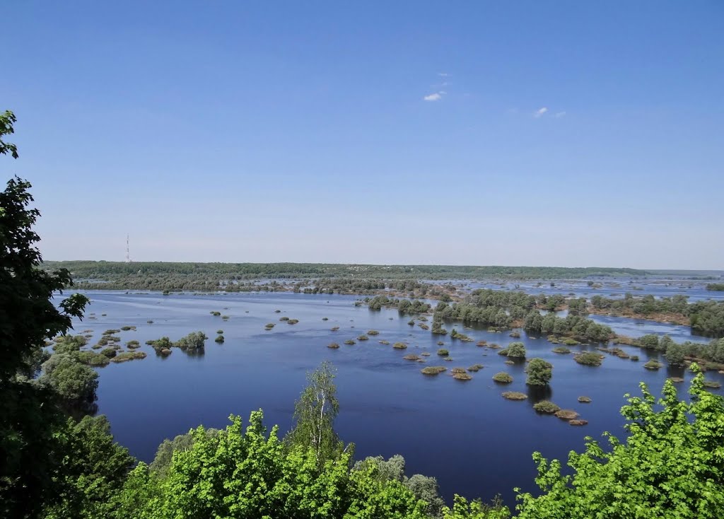 Новгород-Сіверський - розлив Десни, Desna River, Новгород Северский