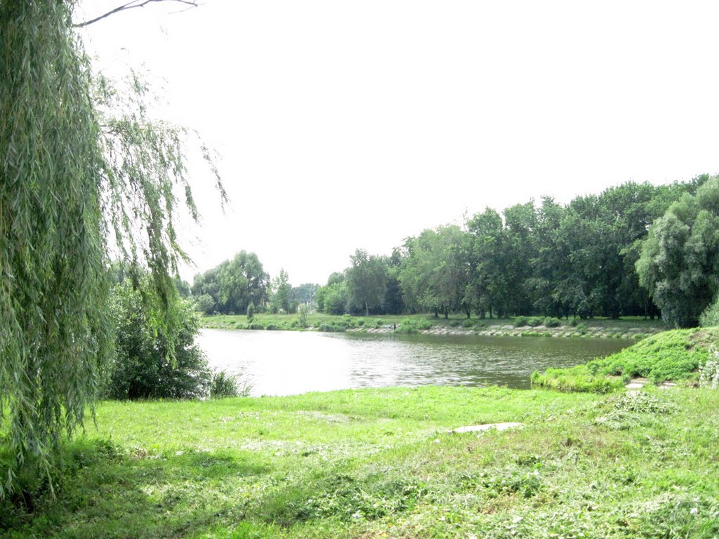 River by the downtown area, Носовка