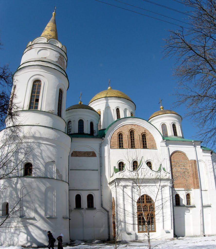 Спасо-Преображенский собор: вид с юго-восточной стороны, Чернигов