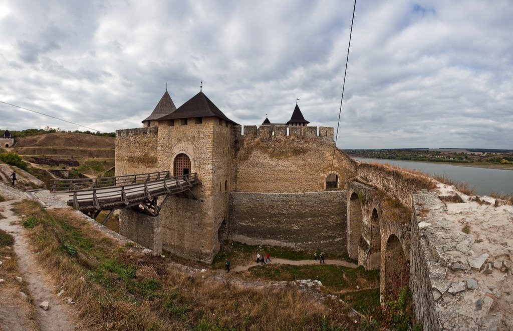 панорама крепости, Хотин