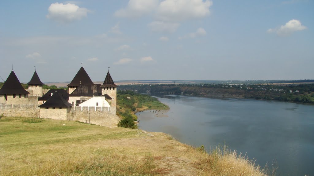 Chocim - Dniestr River  -  jedna z twierdz granicznych Królestwa Polskiego = border fortress of the Polish Kingdom (The Polish–Lithuanian Commonwealth), Хотин