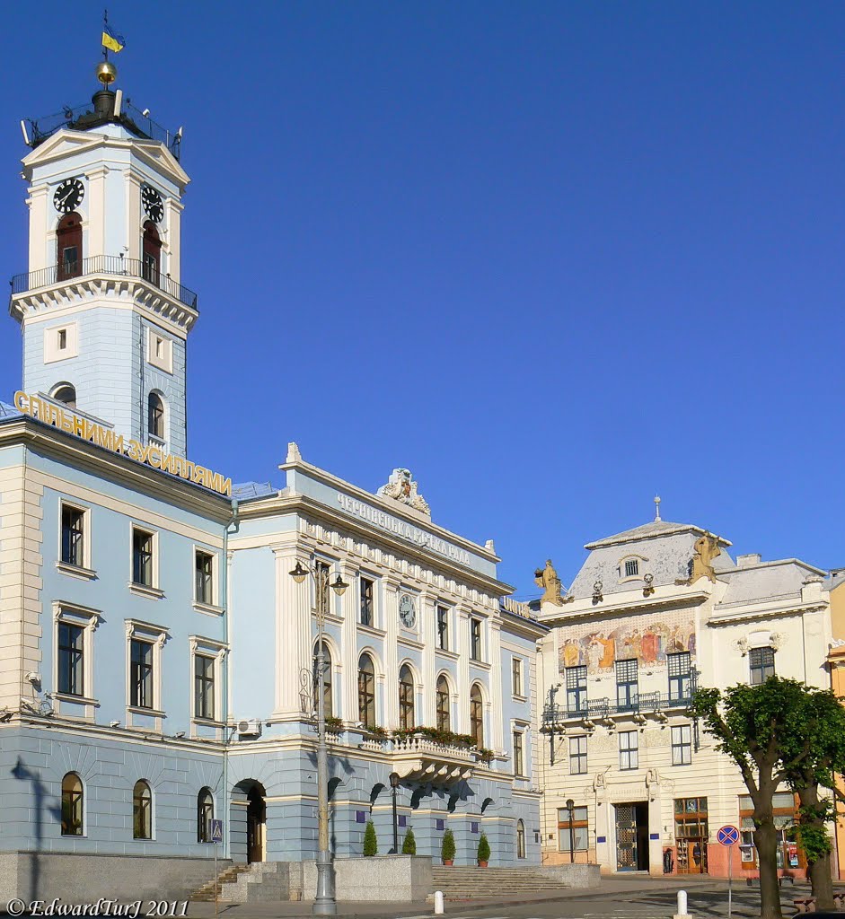 City hall (1848) & Art Museum (1900), Черновцы