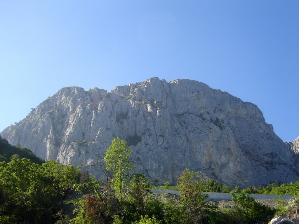 Typické skalné útvary na Kryme, Санаторное