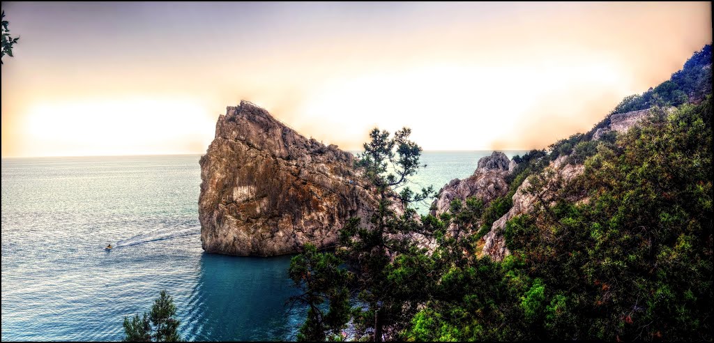 Simeiz in evening, Симеиз