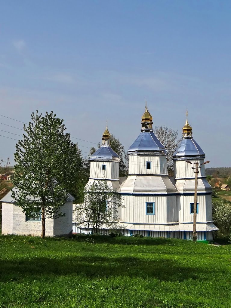 Вороновиця - Михайлівська церква, Voronovytsya - St. Michael’s church, Михайловская церковь, 1752, Вороновица