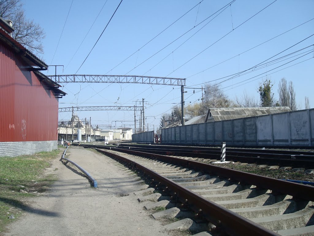 Станция Жмеринка. Вид на вокзал, Жмеринка