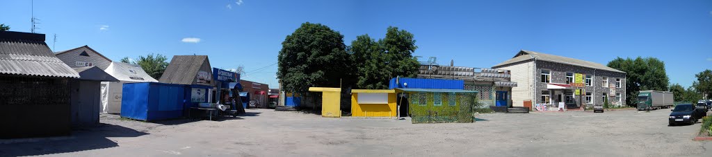Панорама возле рынка, Липовец