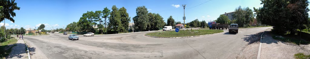 Панорама на кольце / Panorama on the ring, Липовец