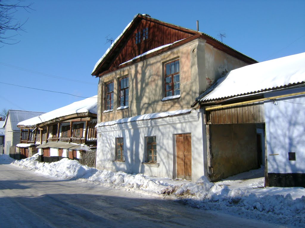 Старые еврейские дома на ул.Пушкина, Тульчин
