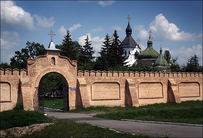 Вид на Георгиевскую церковь, Берестечко