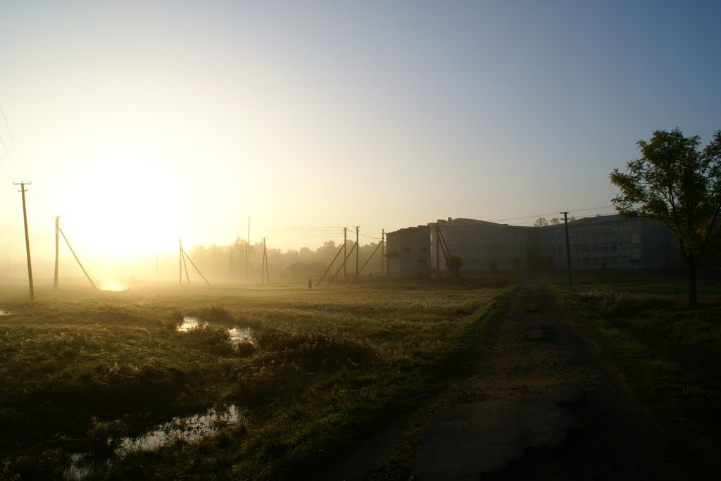 school in the morning, Турийск