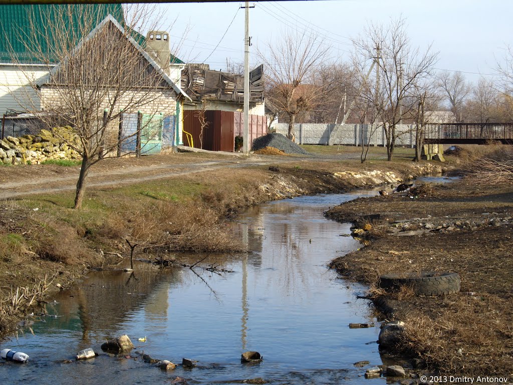 Водоток у Широкій балці, 2013, Широкое