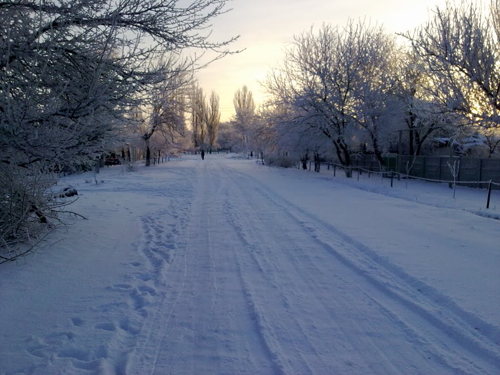Снежная зима, Брагиновка