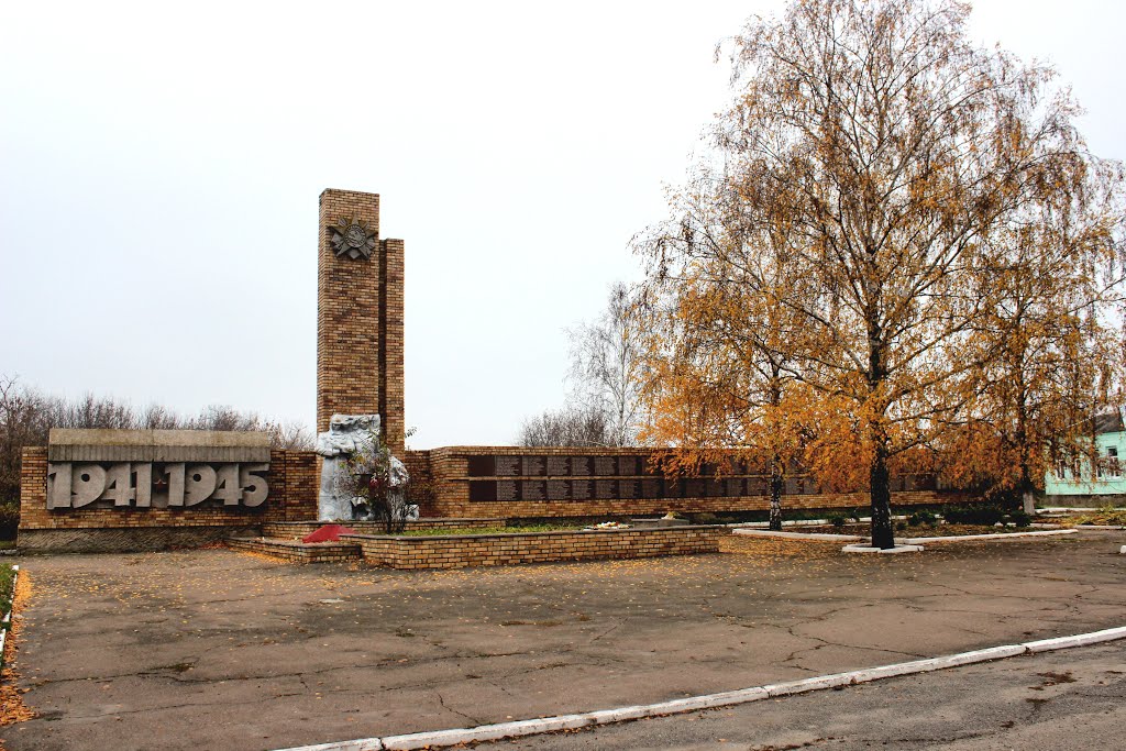 Memorial. Мемориал советским воинам в Васильковке., Васильковка