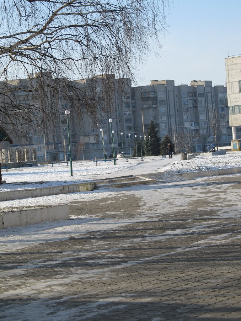 Вид на жилой комплекс, Вольногорск