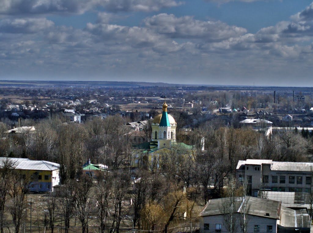 Вид на церковь, Петропавловка